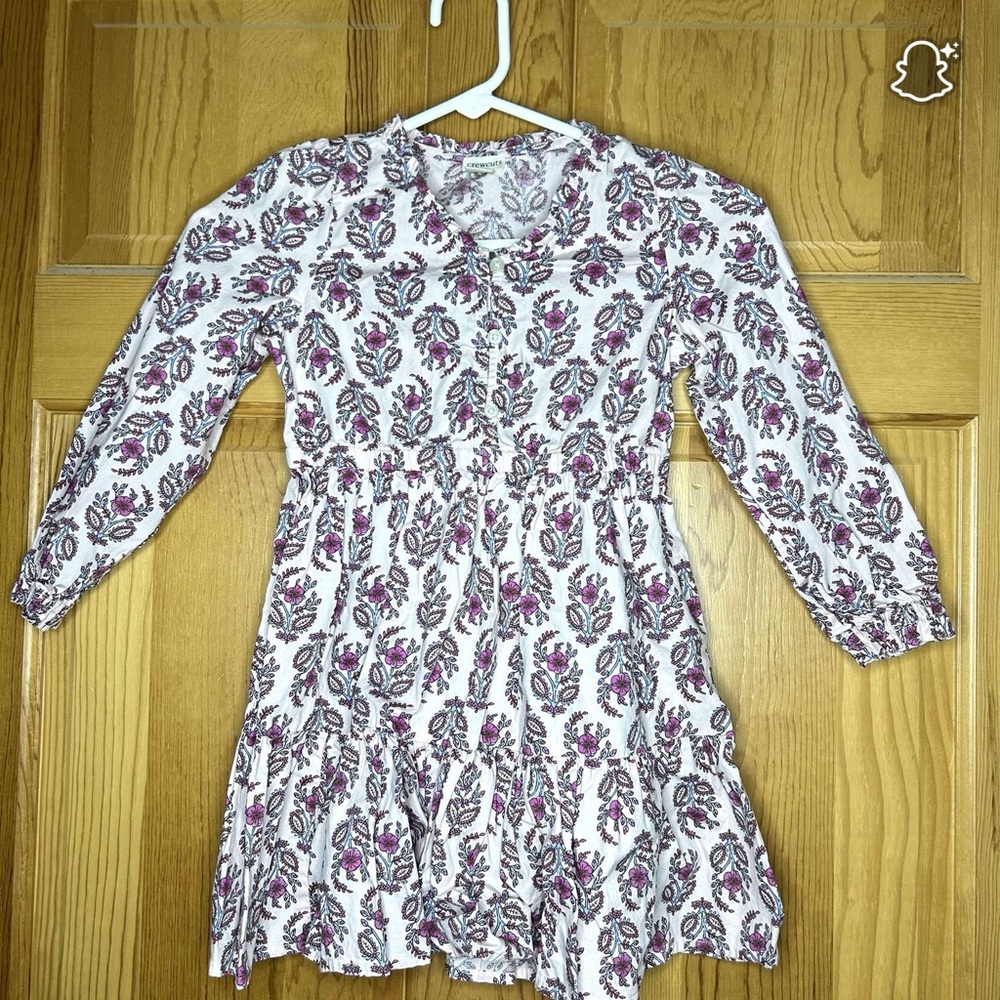 Crewcuts Pink and Purple Floral Dress